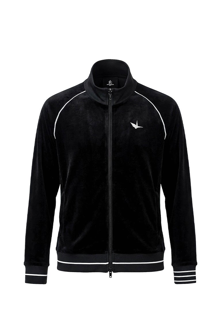 LADIES' VELOUR PIPING JACKET［BLACK］9月入荷予定 | VATOMCE