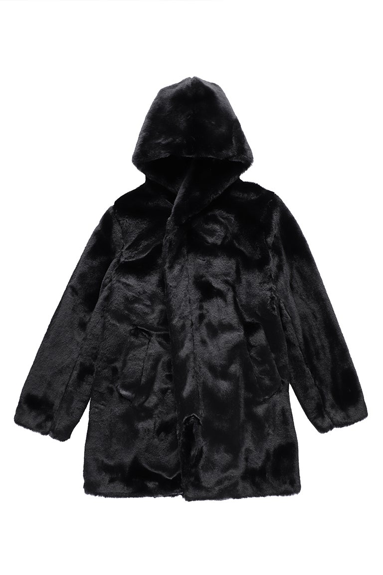 WRAP HOODED COAT［BLACK］11月入荷予定 | VATOMCE | 1PIU1UGUALE3正規店