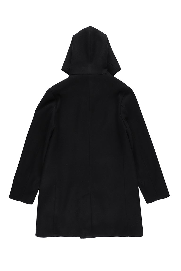 ジャケット・アウター 1piu1uguale3 MOUTON HOODED WRAP COAT K WRAP HOODED COAT［BLACK］11月入荷予定 | VATOMCE | 1PIU1UGUALE3正規店