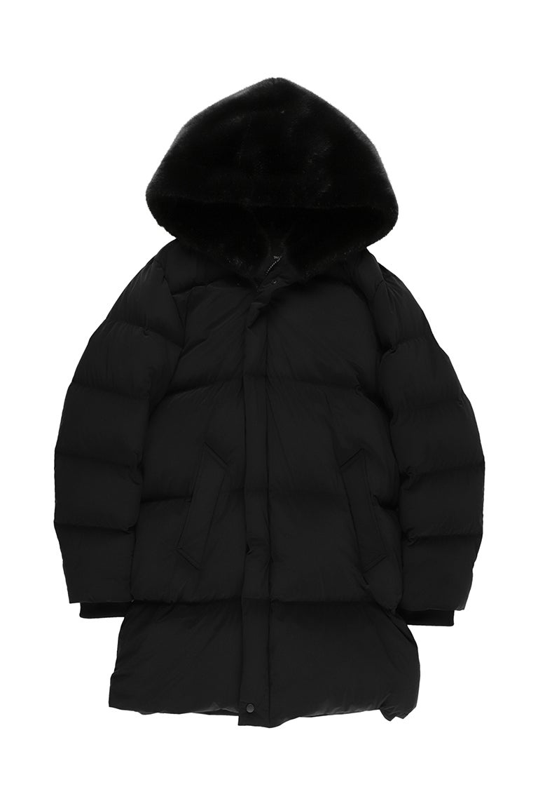 4WAY WRAP HOODED［BLACK］11月入荷予定 | VATOMCE | 1PIU1UGUALE3正規店