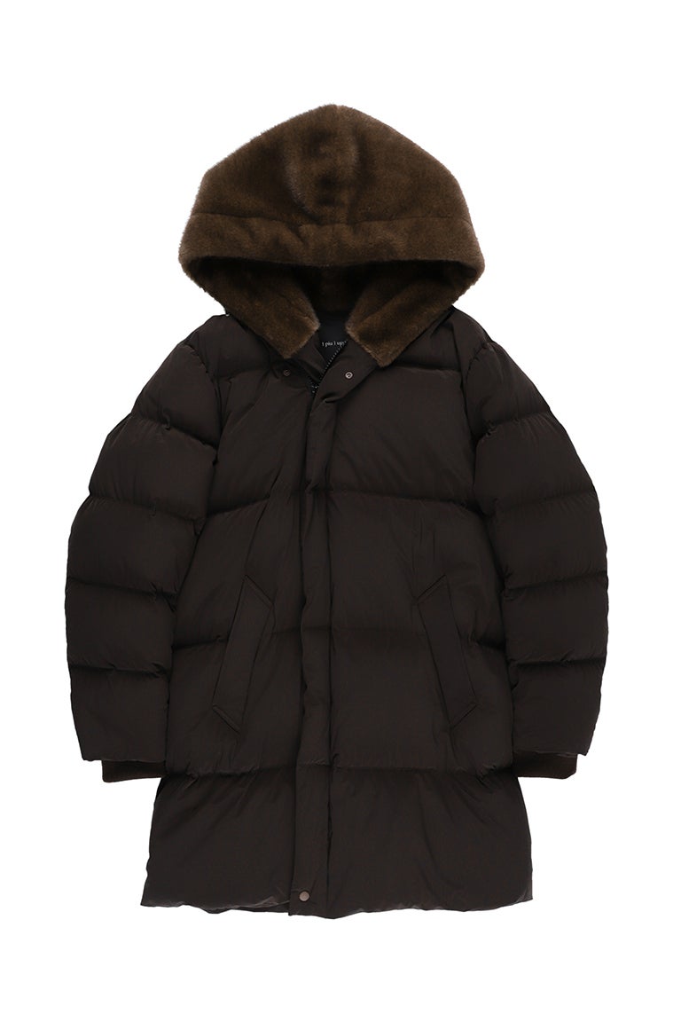 4WAY WRAP HOODED［BROWN］11月入荷予定 | VATOMCE | 1PIU1UGUALE3正規店