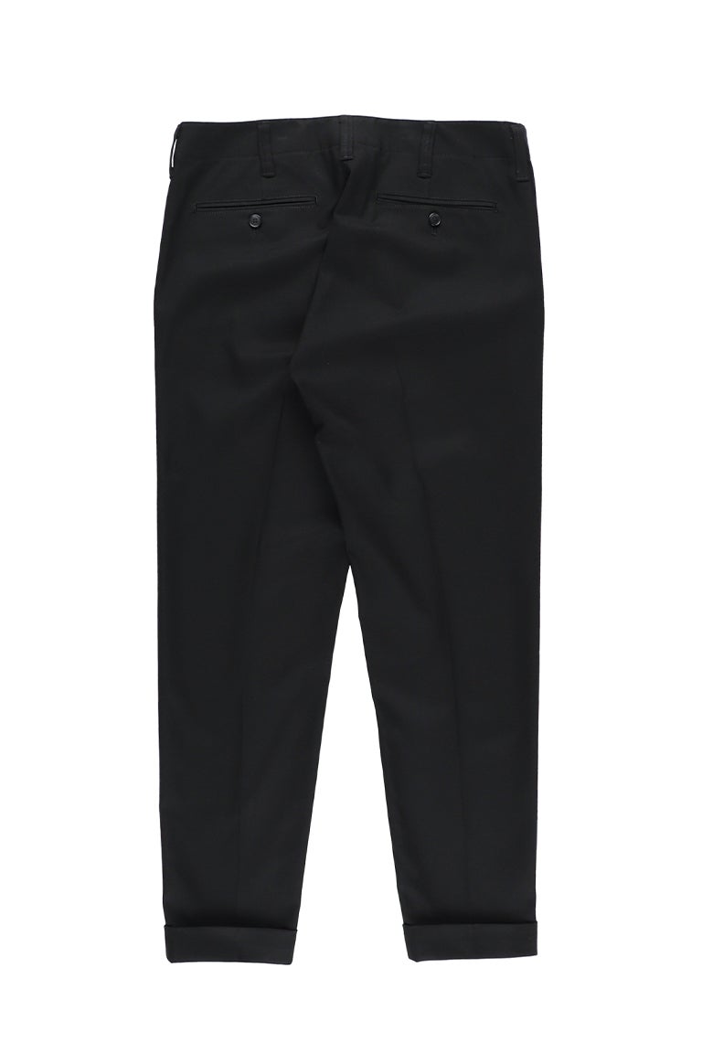 RIB TAPERED SLACKS［BLACK］9月入荷予定 | VATOMCE | 1PIU1UGUALE3正規店