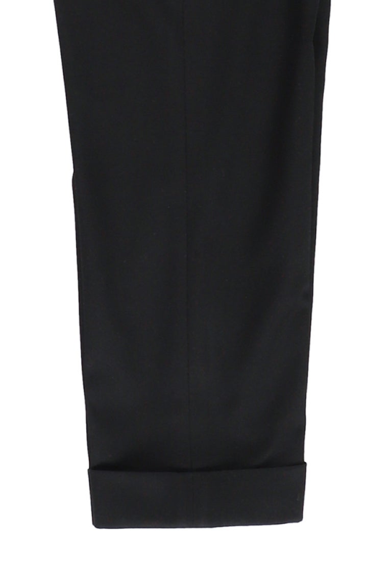 RIB TAPERED SLACKS［BLACK］9月入荷予定 | VATOMCE | 1PIU1UGUALE3正規店