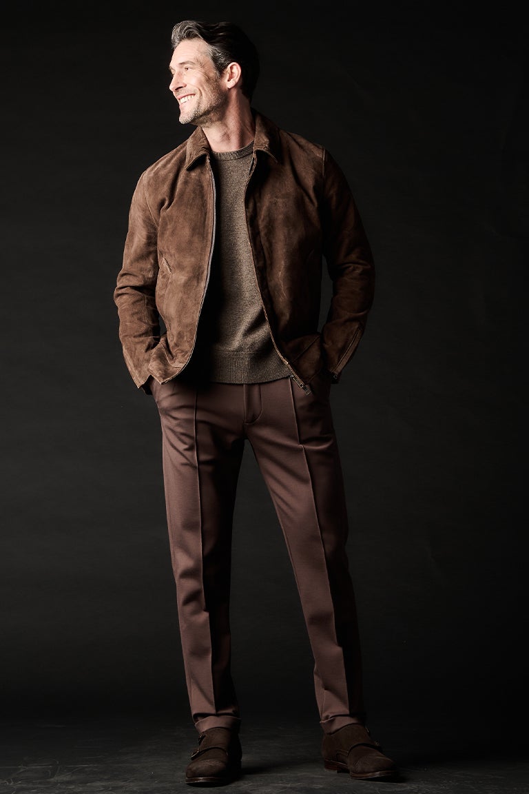CREASE SLACKS［D.BROWN］ | VATOMCE | 1PIU1UGUALE3正規店