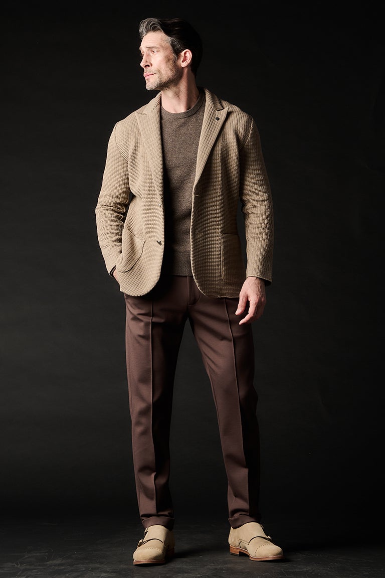 CREASE SLACKS［D.BROWN］9月入荷予定 | VATOMCE | 1PIU1UGUALE3正規店