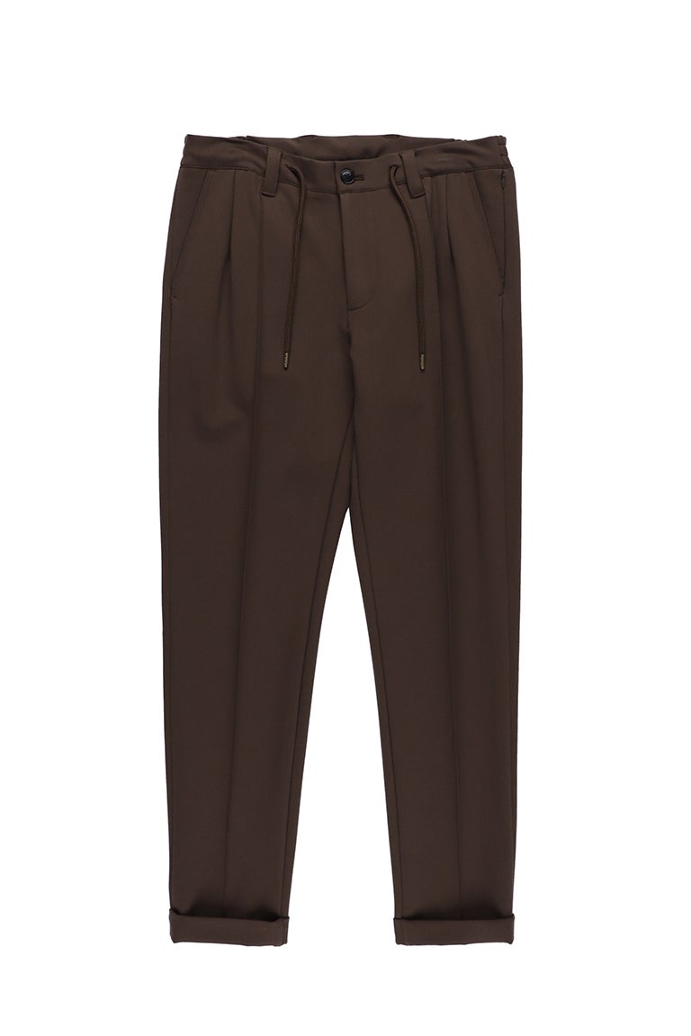 CREASE SLACKS［D.BROWN］9月入荷予定 | VATOMCE | 1PIU1UGUALE3正規店
