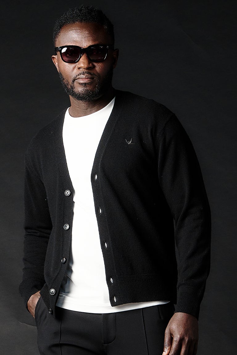 V CARDIGAN［BLACK］ | VATOMCE | 1PIU1UGUALE3正規店