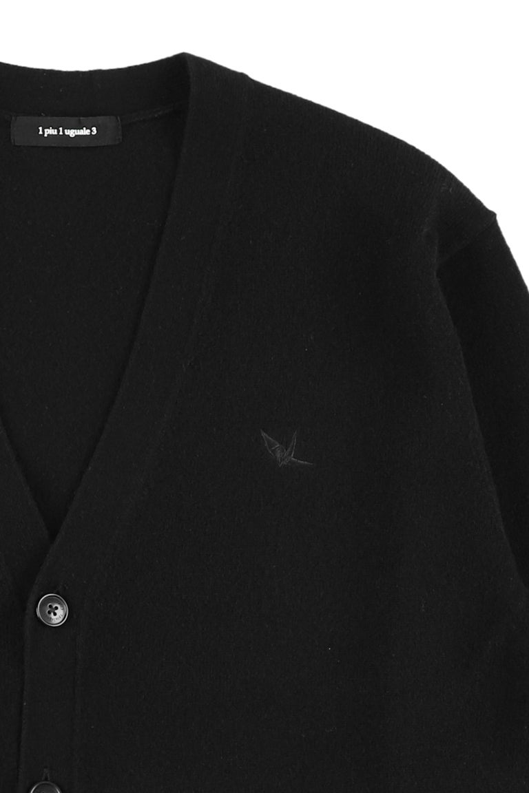 V CARDIGAN［BLACK］ | VATOMCE | 1PIU1UGUALE3正規店